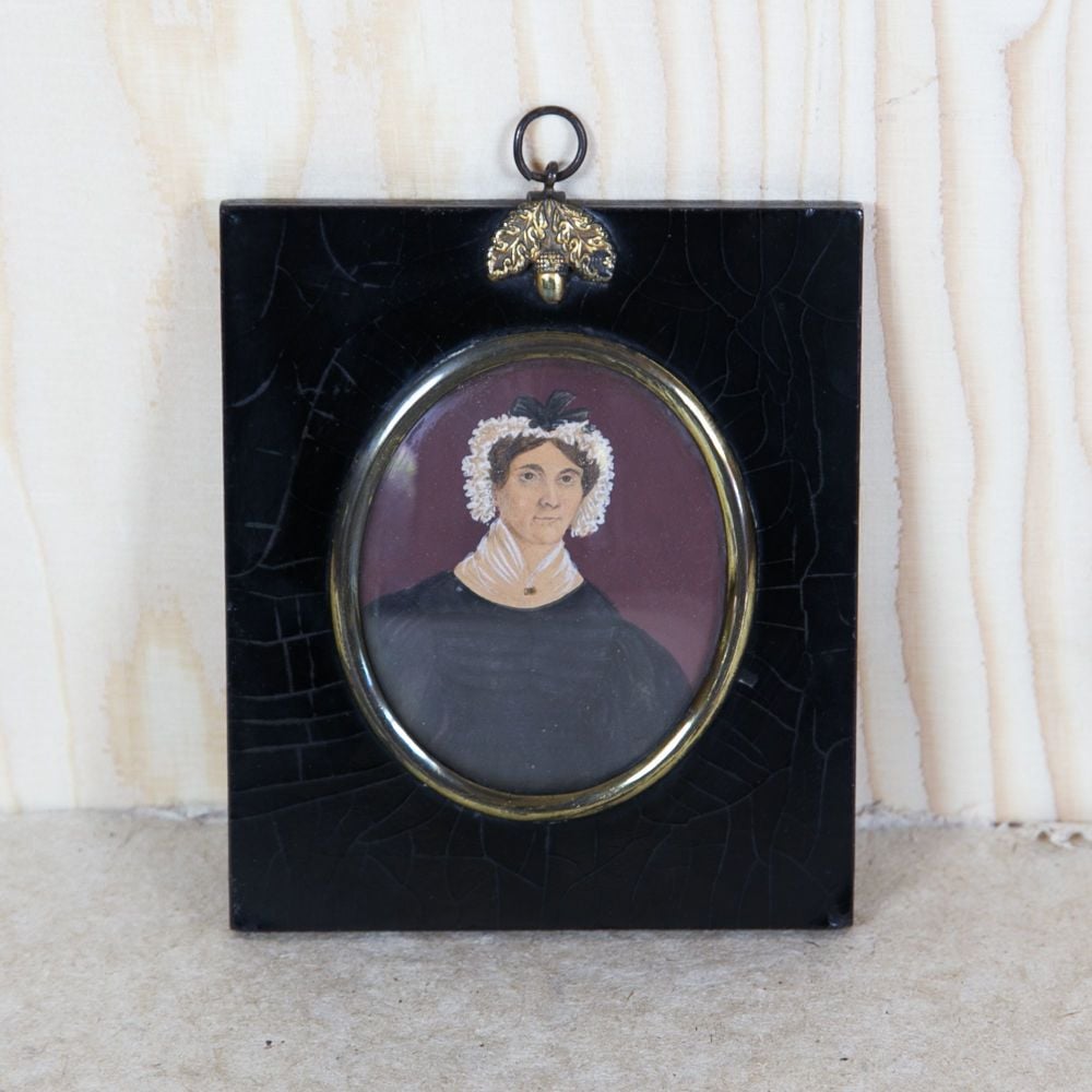 19th Century English Naive Miniature Painting