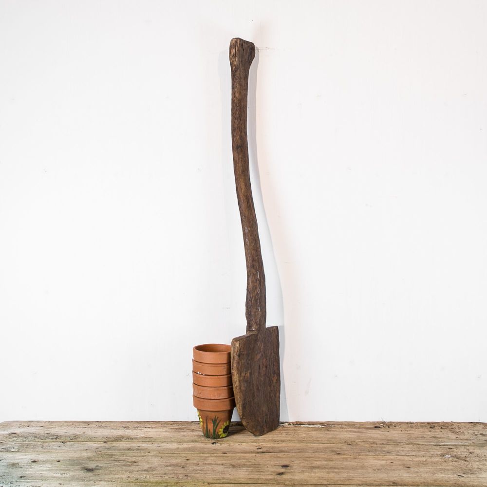 Wooden Garden Spade - English late 18th - early 19th C.. 32 inches tall. £145.00