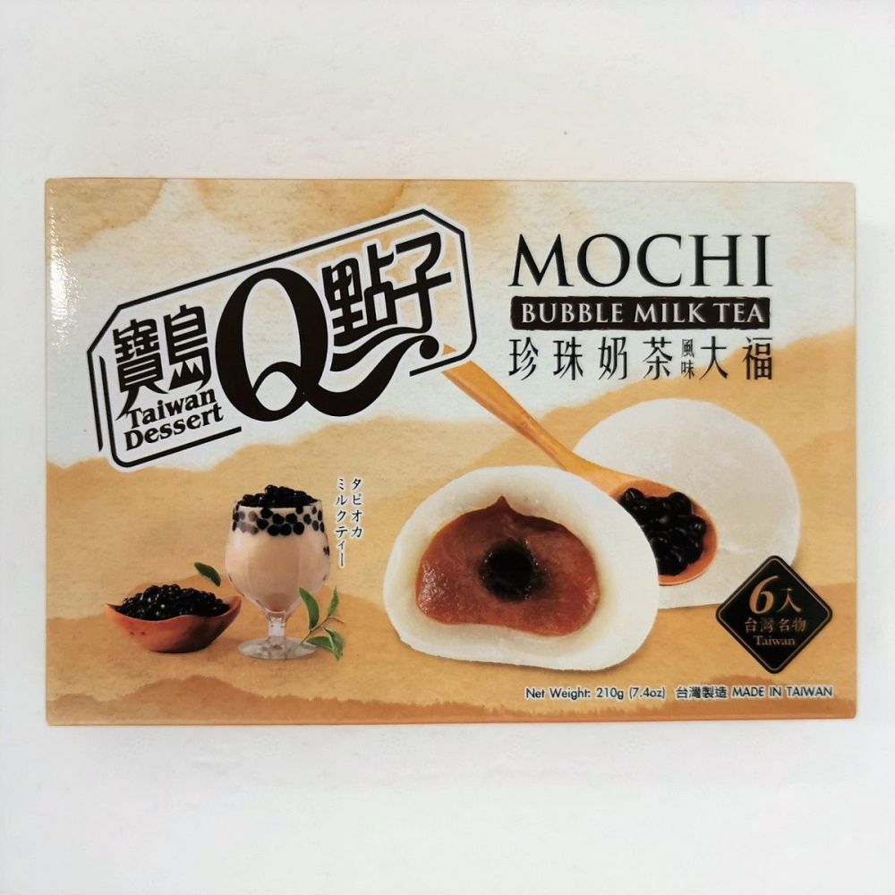 Q Bubble Milk Tea Mochi 210g