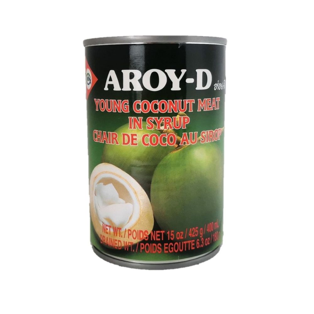Aroy-D Young Coconut Meat in Syrup 400ml