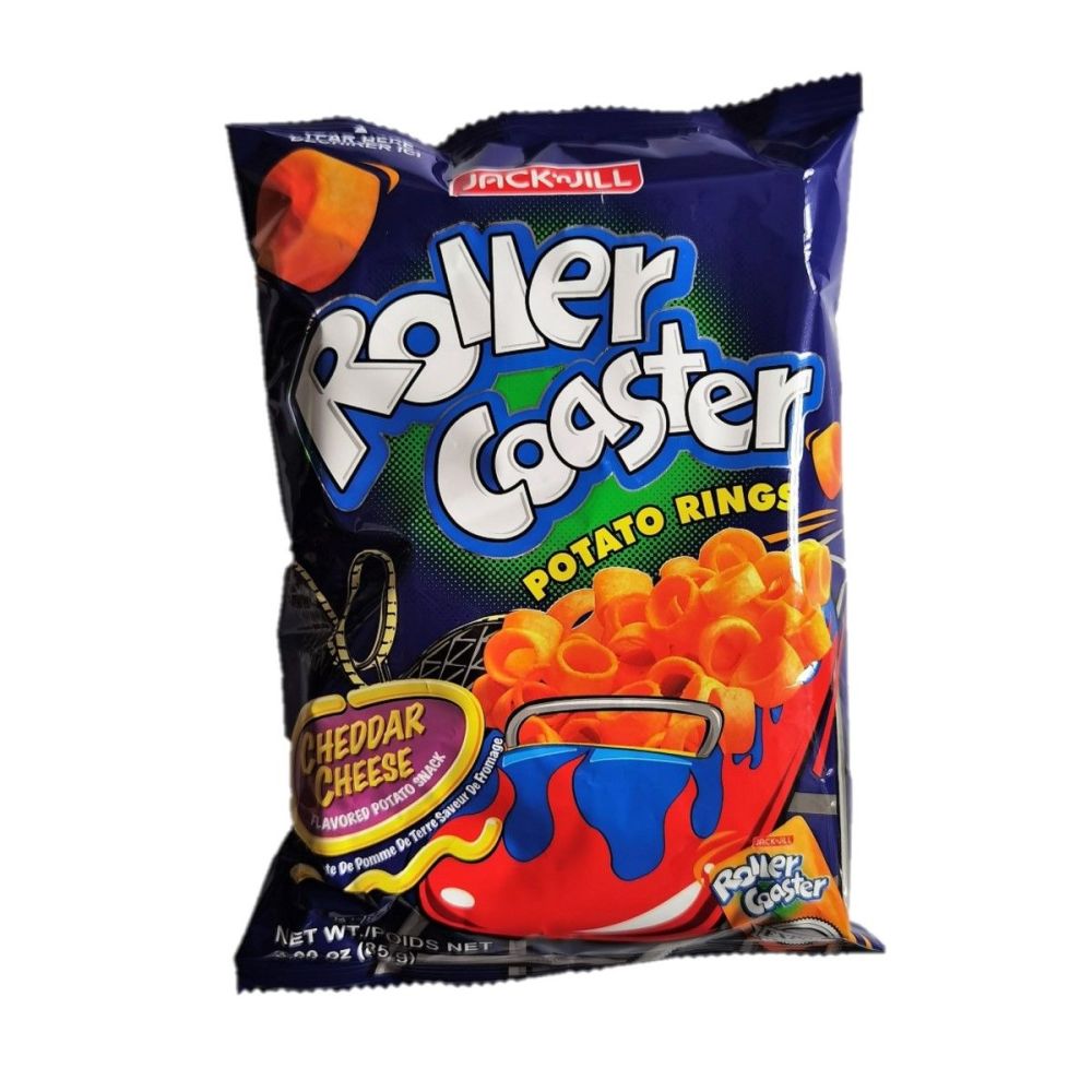 Roller Coaster Potato Rings Cheese Flavour 85g