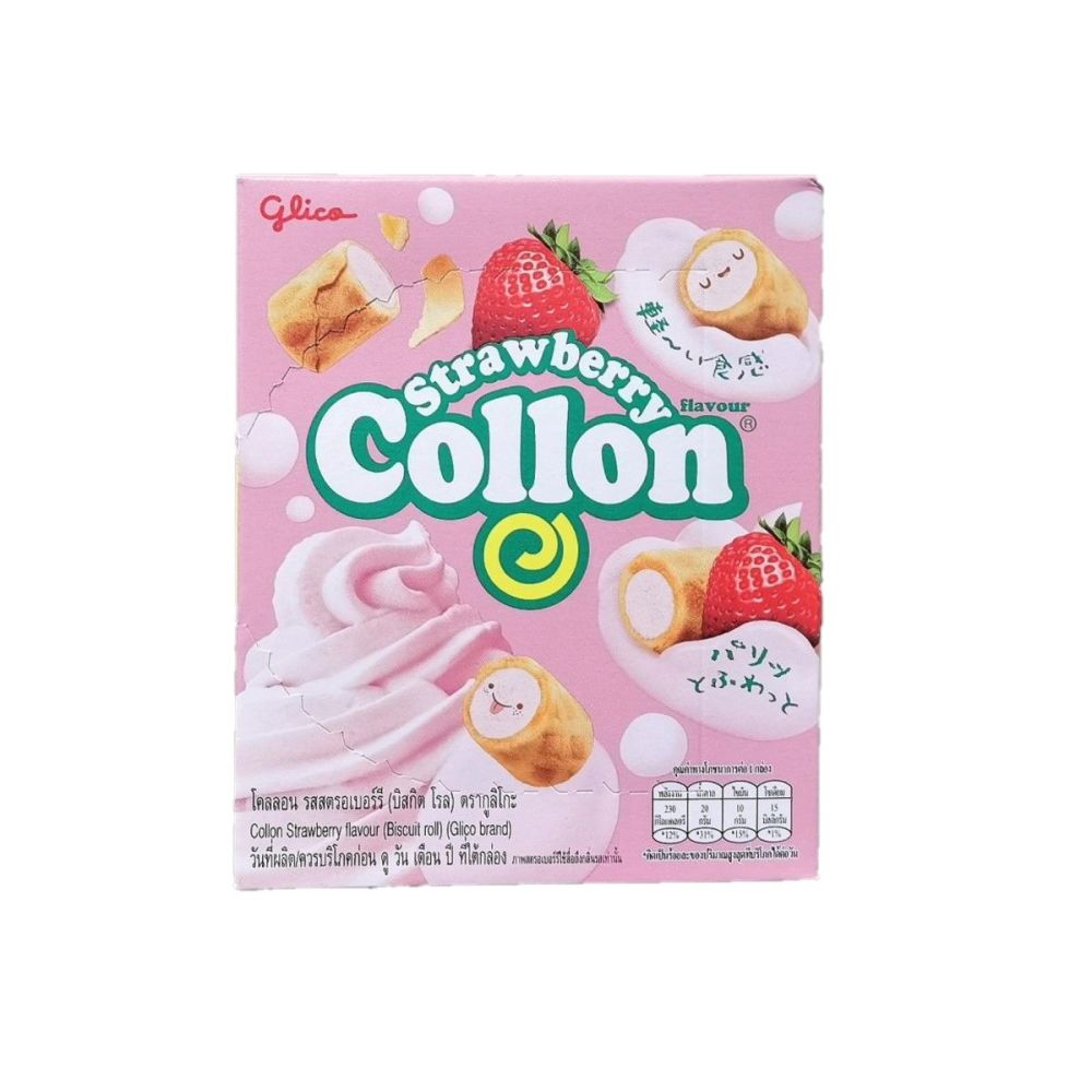 Glico Collon Biscuit Strawberry Flavour 46g