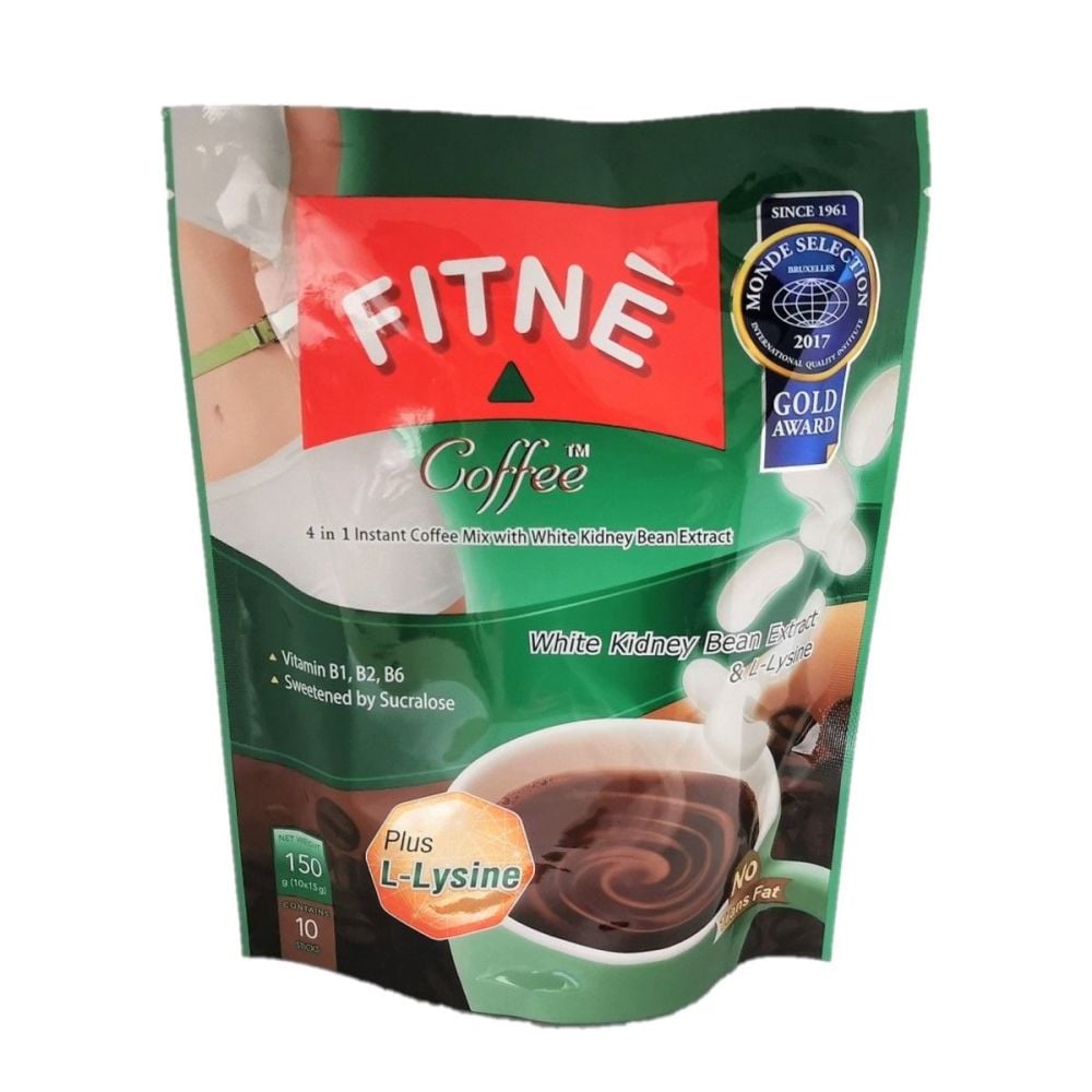 Fitne 4 in 1 Instant Coffee Mix with White Kidney Bean Extract 10x15g