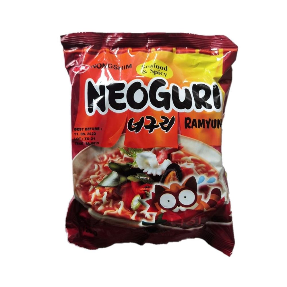 Nongshim Seafood & Spicy Ramyun Noodles 120g