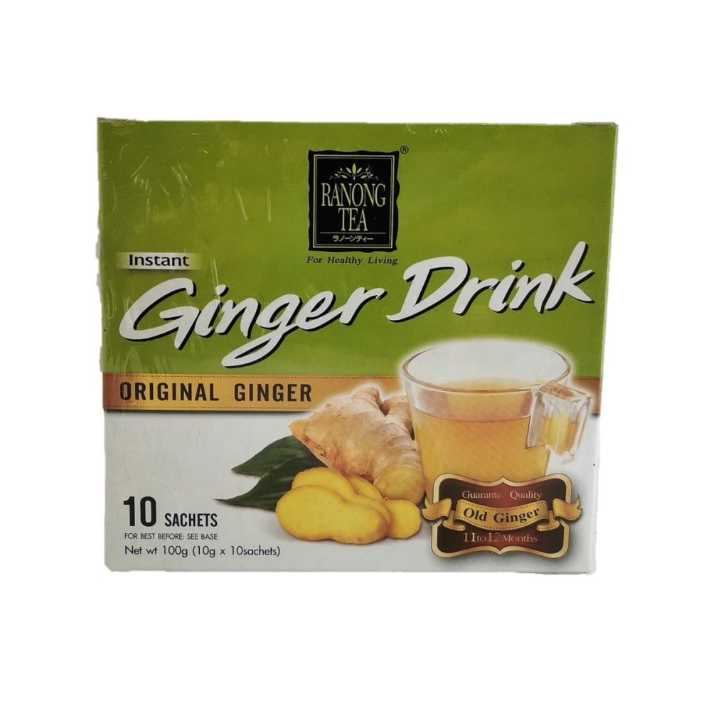 Ranong Tea Instant Ginger Drink 10x10g sachets