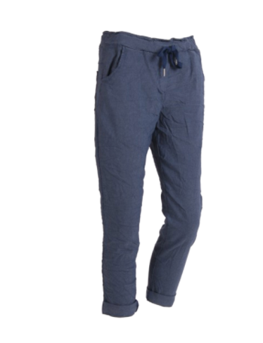 Plain Navy Magic Joggers