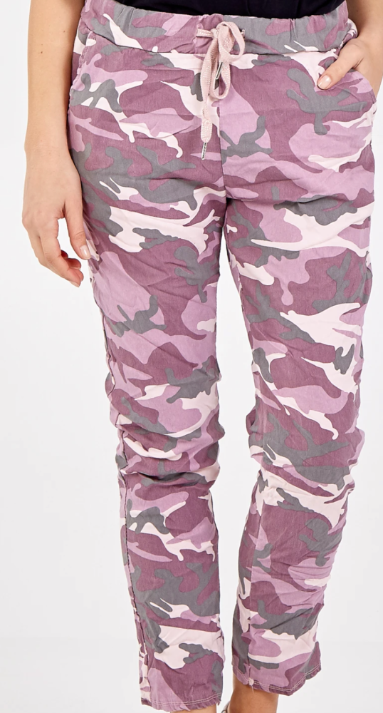 Magic  Camouflage Joggers Pink