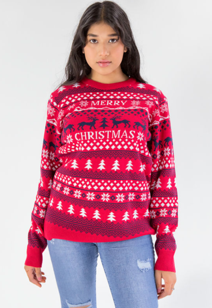 Red Christmas  Jumper