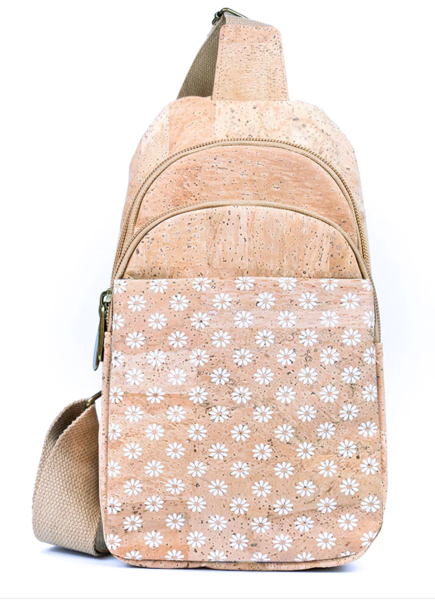 Three-Compartment Sling Bag