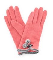 Powder Betty Wool Gloves - Coral