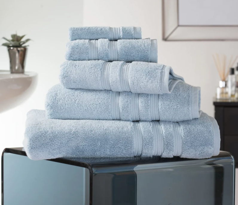 Pima Opulence Azure Blue Hand Towel