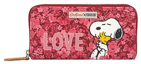 Snoopy Love Red Paper Continental Wallet
