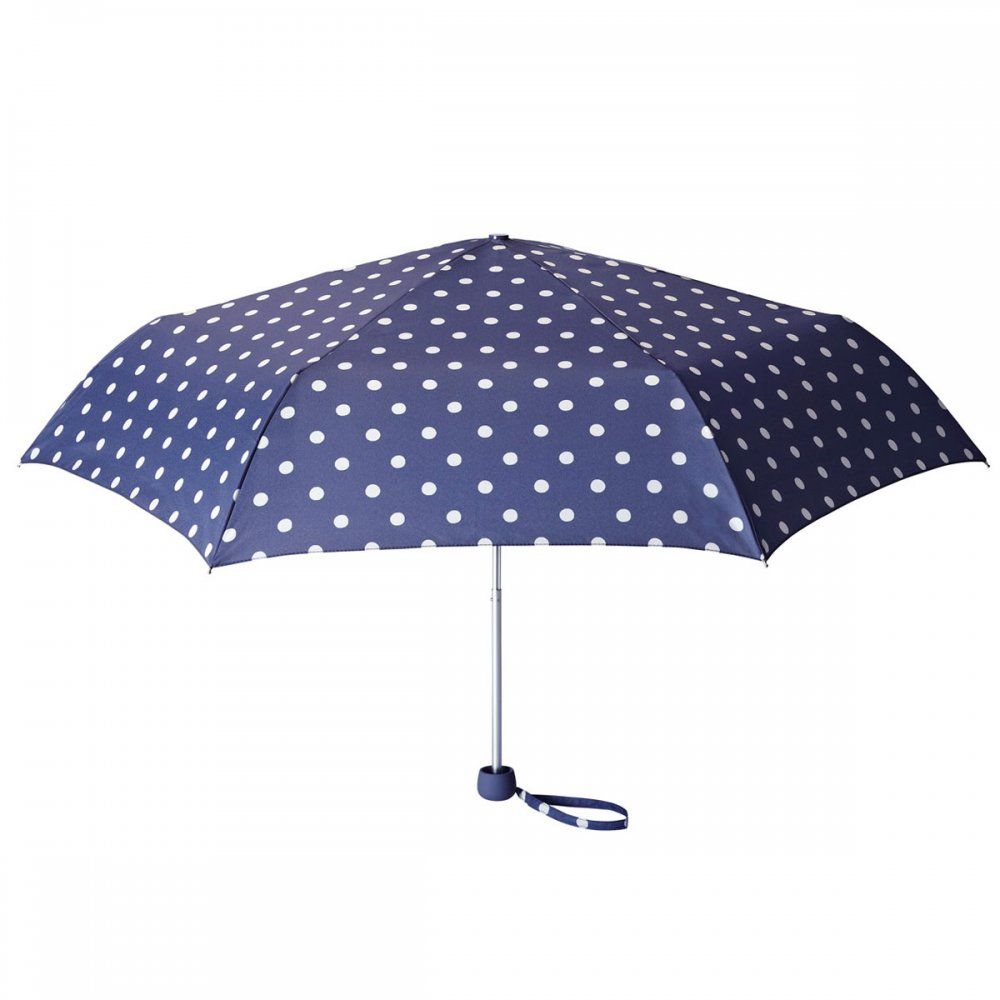 Button Spot Navy Umbrella