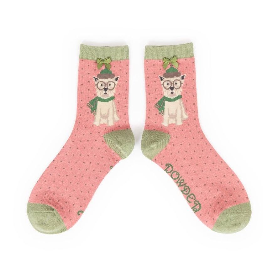 Winter Westie Candy Socks