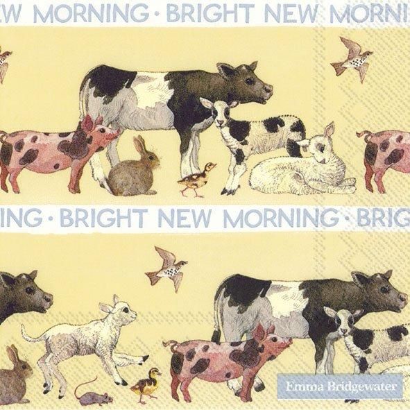 Bright New Morning Napkins- Emma B
