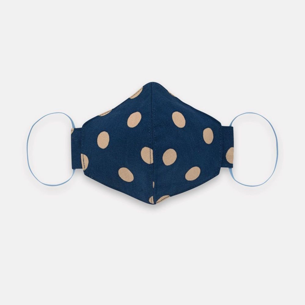 Button Spot Navy Face Mask Cath Kidston