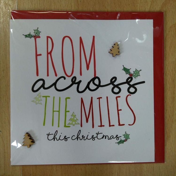 Across the miles Christmas Cards