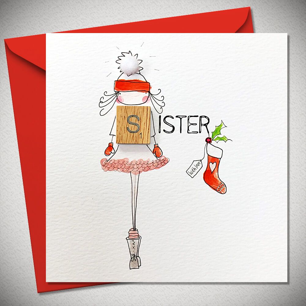 Sister/ Sis&Family/SIs& Bro-in-law Christmas Cards