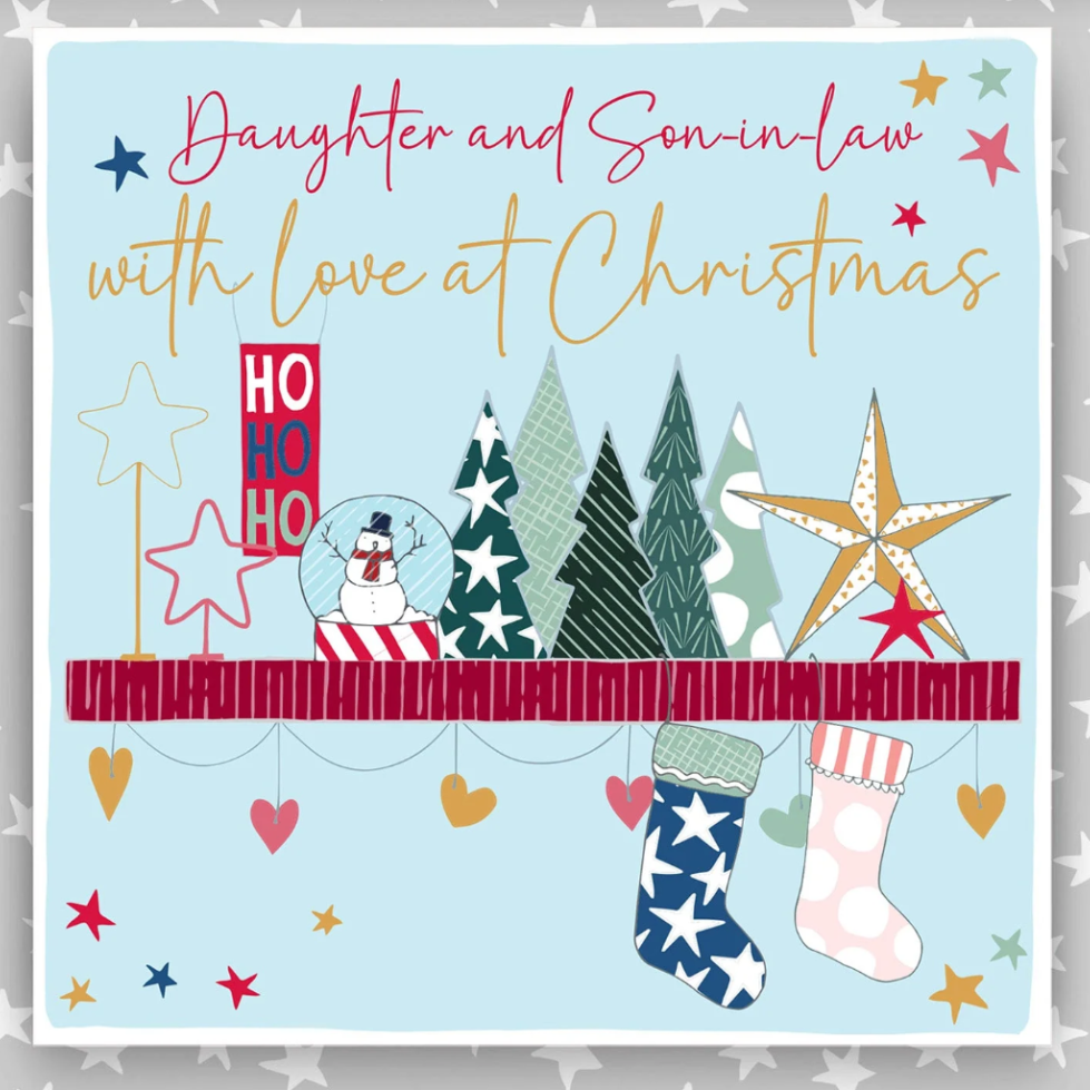 Daughter&Family/ Daughter& Son Christmas Cards