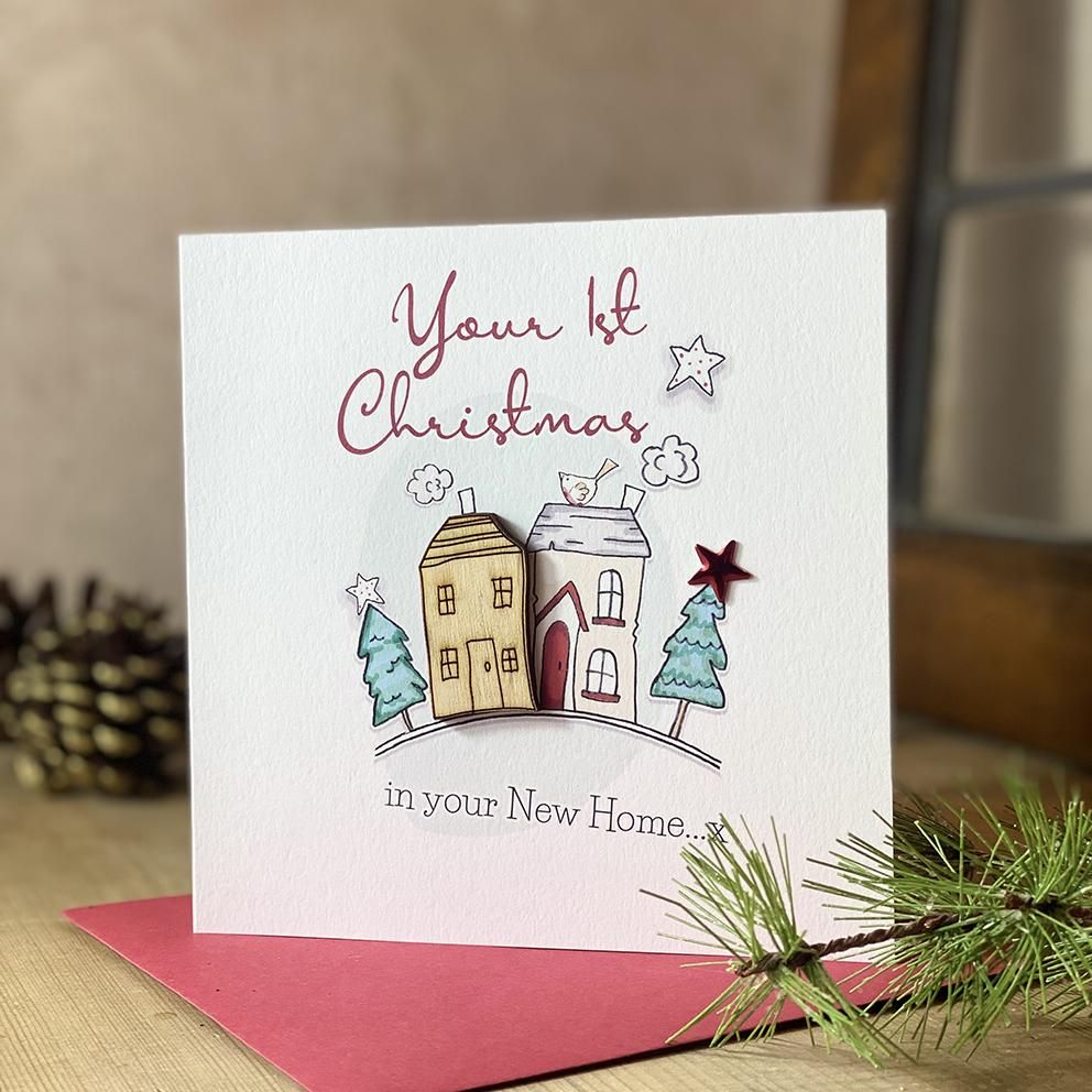 1st Christmas in New Home- Christmas Cards