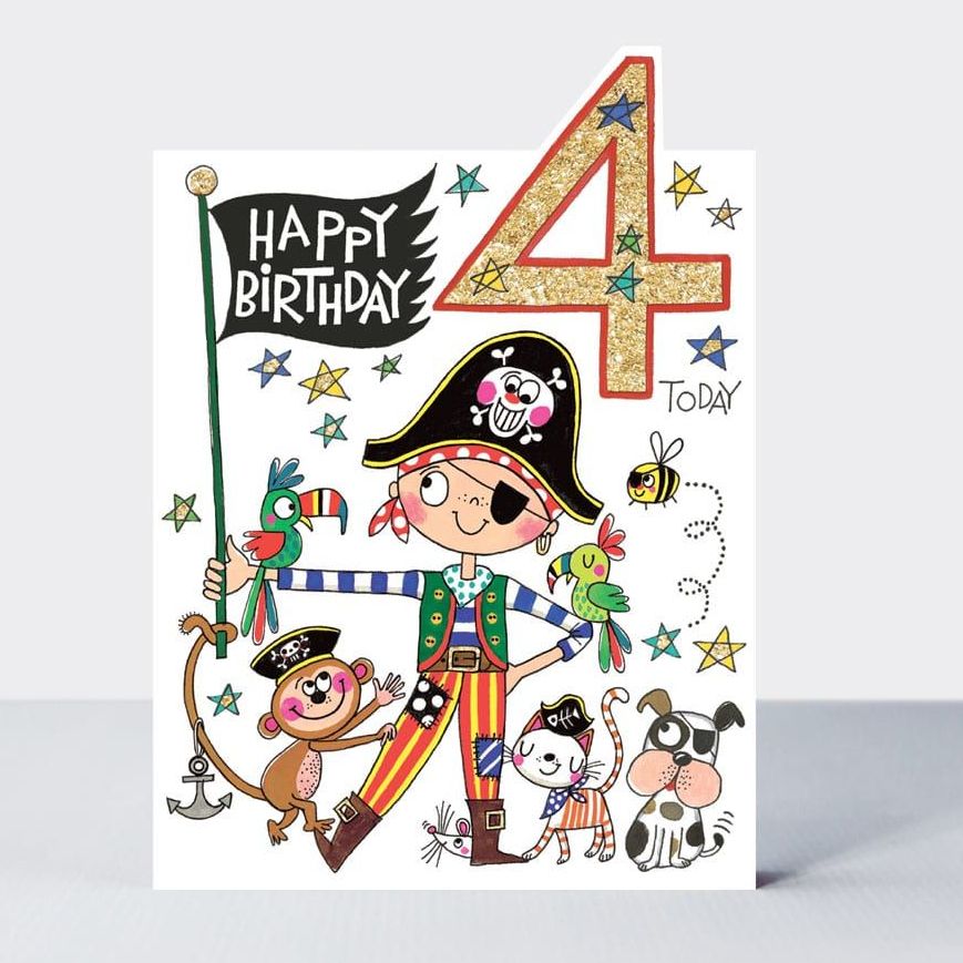 Age 4 Birthday Cards