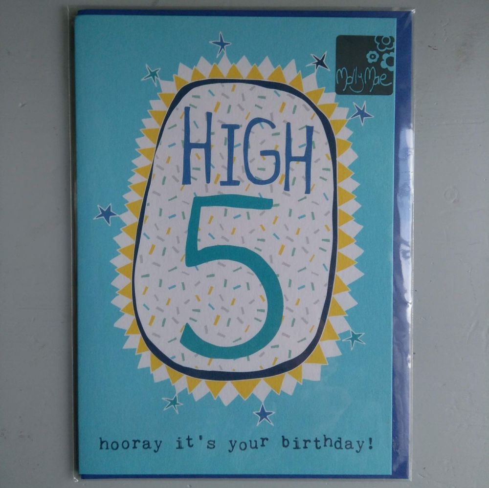 5th Birthday Boy Card