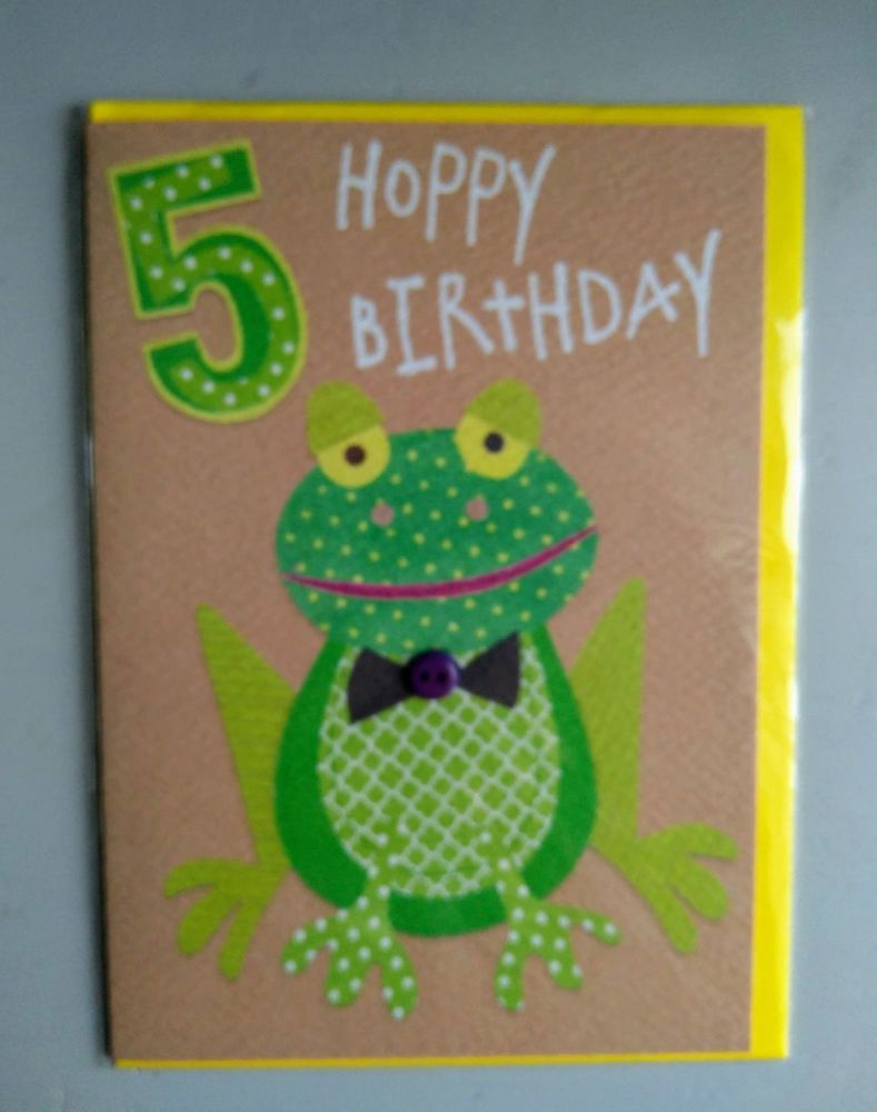 5th Birthday Boy Card