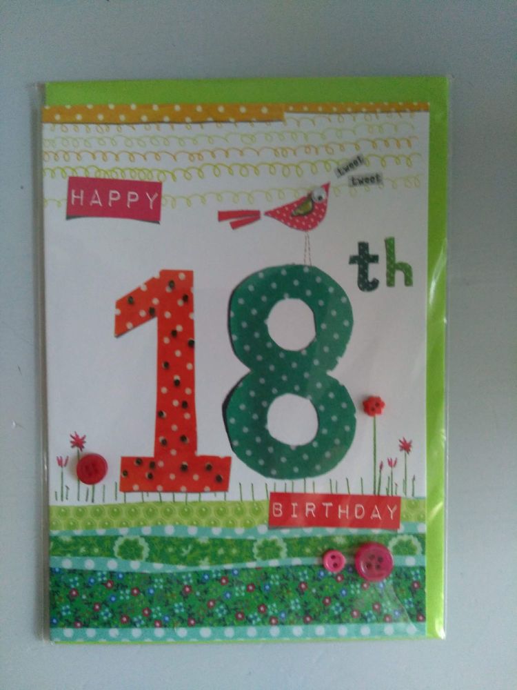 18th Birthday Card 