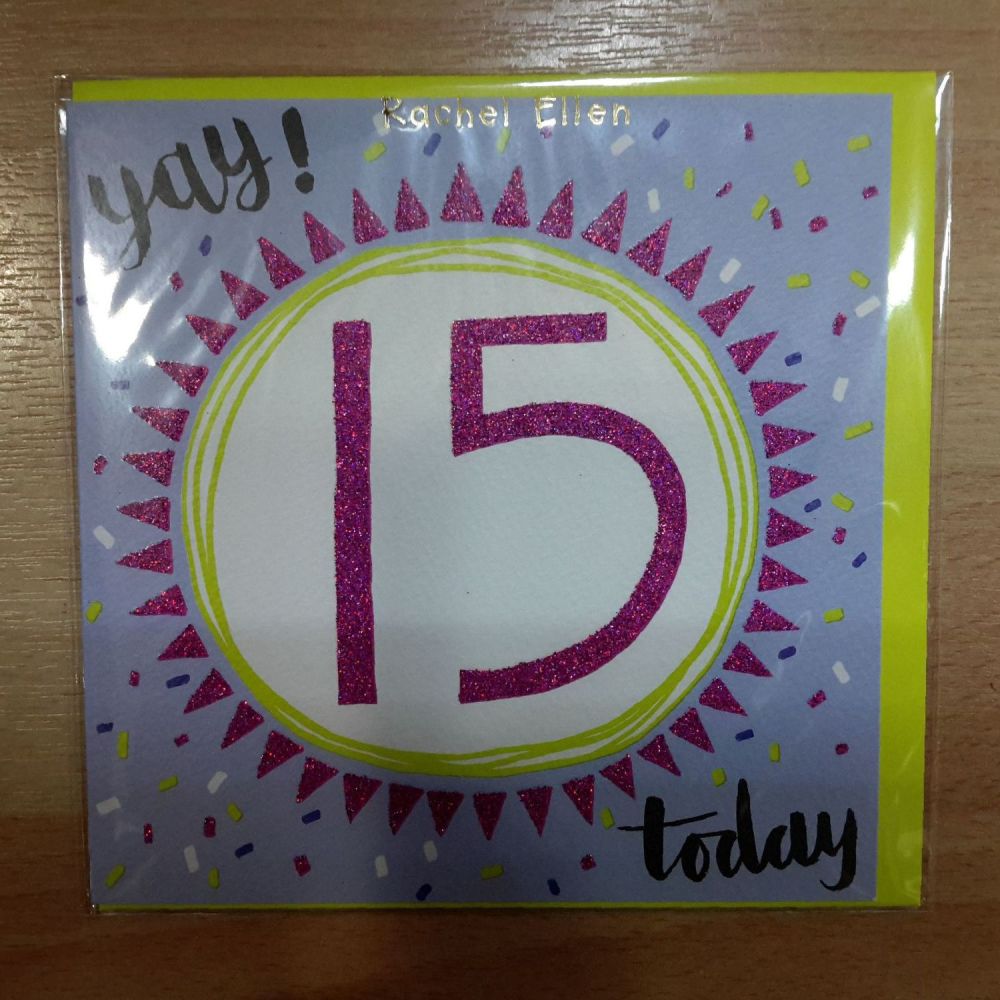 15th Birthday Card