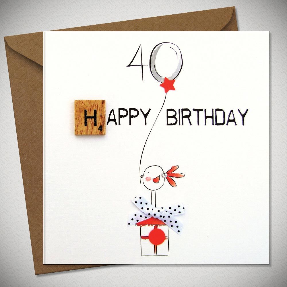 Age 40 Birthday Cards
