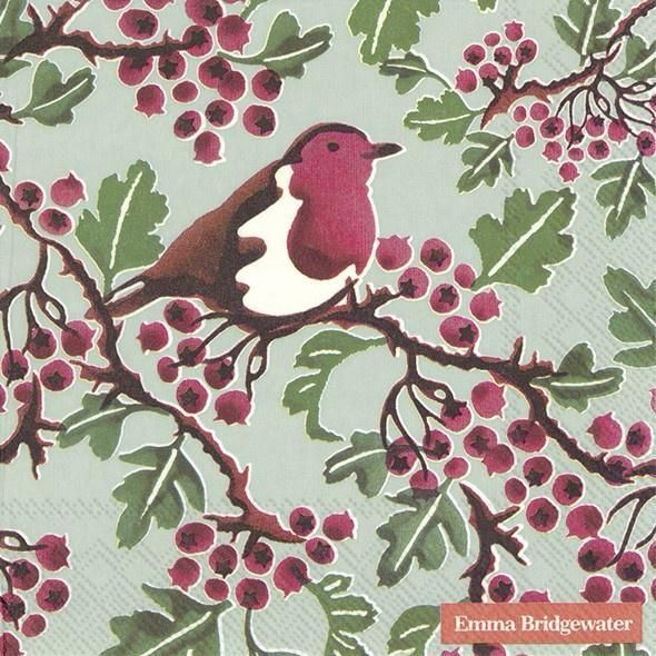 Hawthorn Berry Green Lunch Napkins