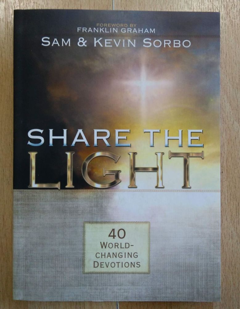 Share the Light 40 Devotions Book- Sam and Kevin Sorbo