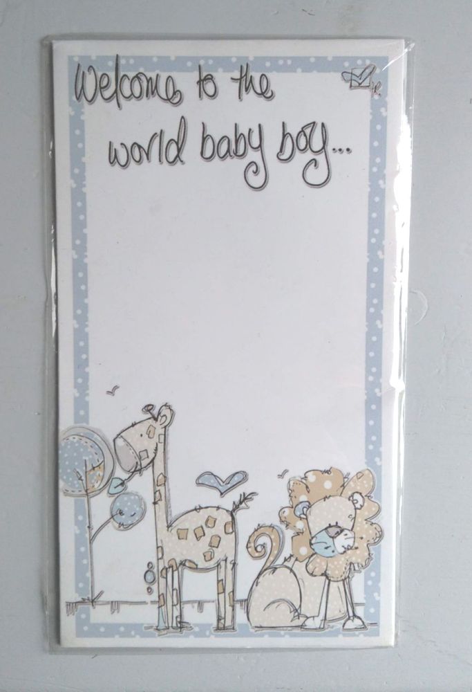 Baby Boy Card/ Money Wallet