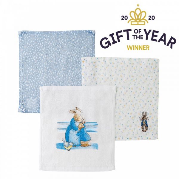 Peter Rabbit Baby Collection Face Cloth (set of 3)
