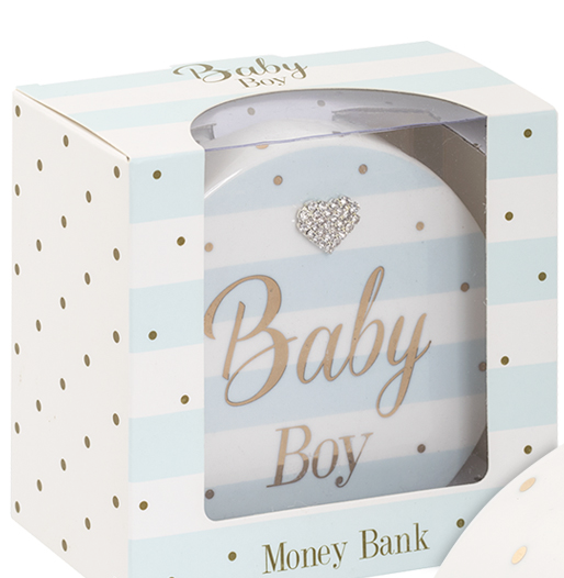 Mad Dots Baby Boy Money Box