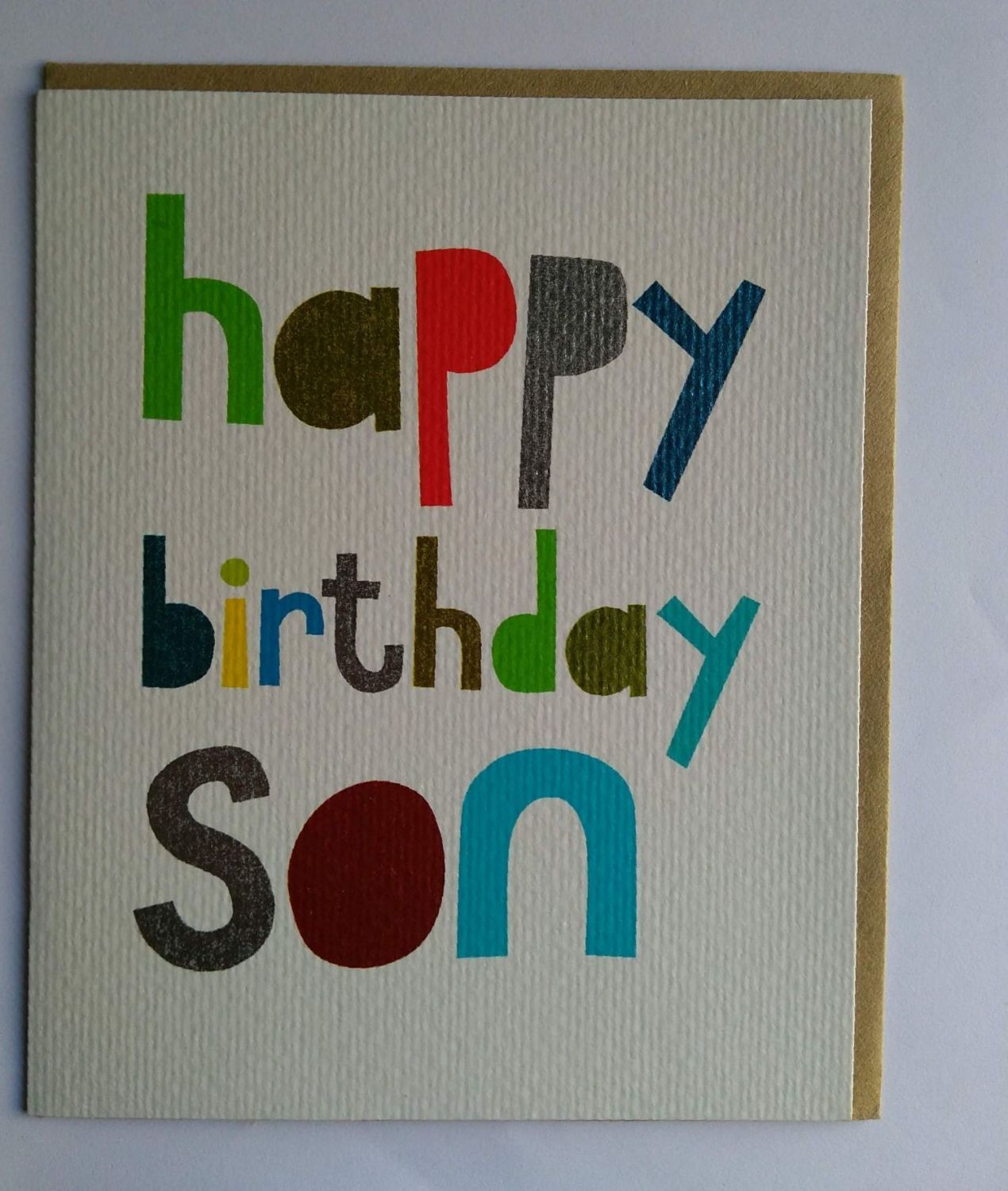 Son Birthday Card