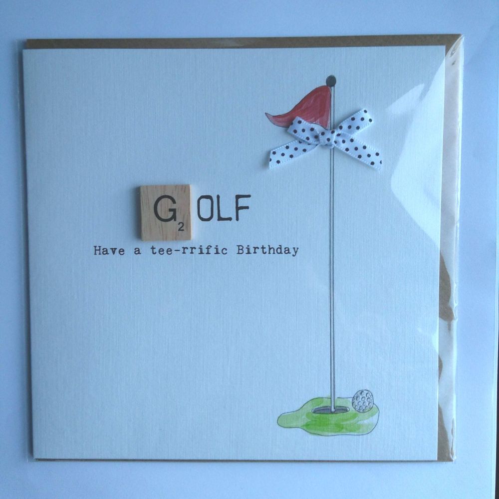Birthday Card- Golf