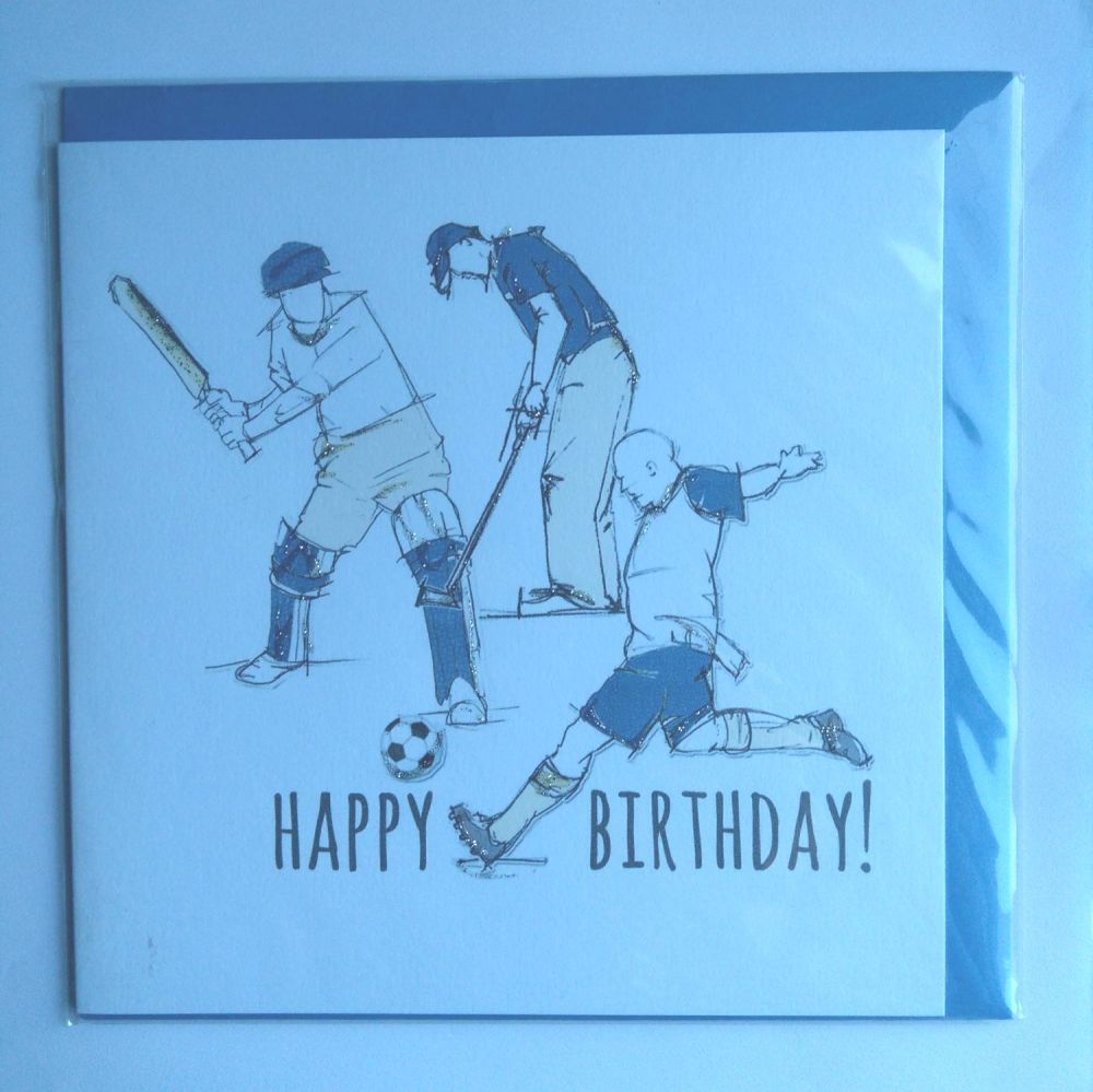 Birthday Card- Sports