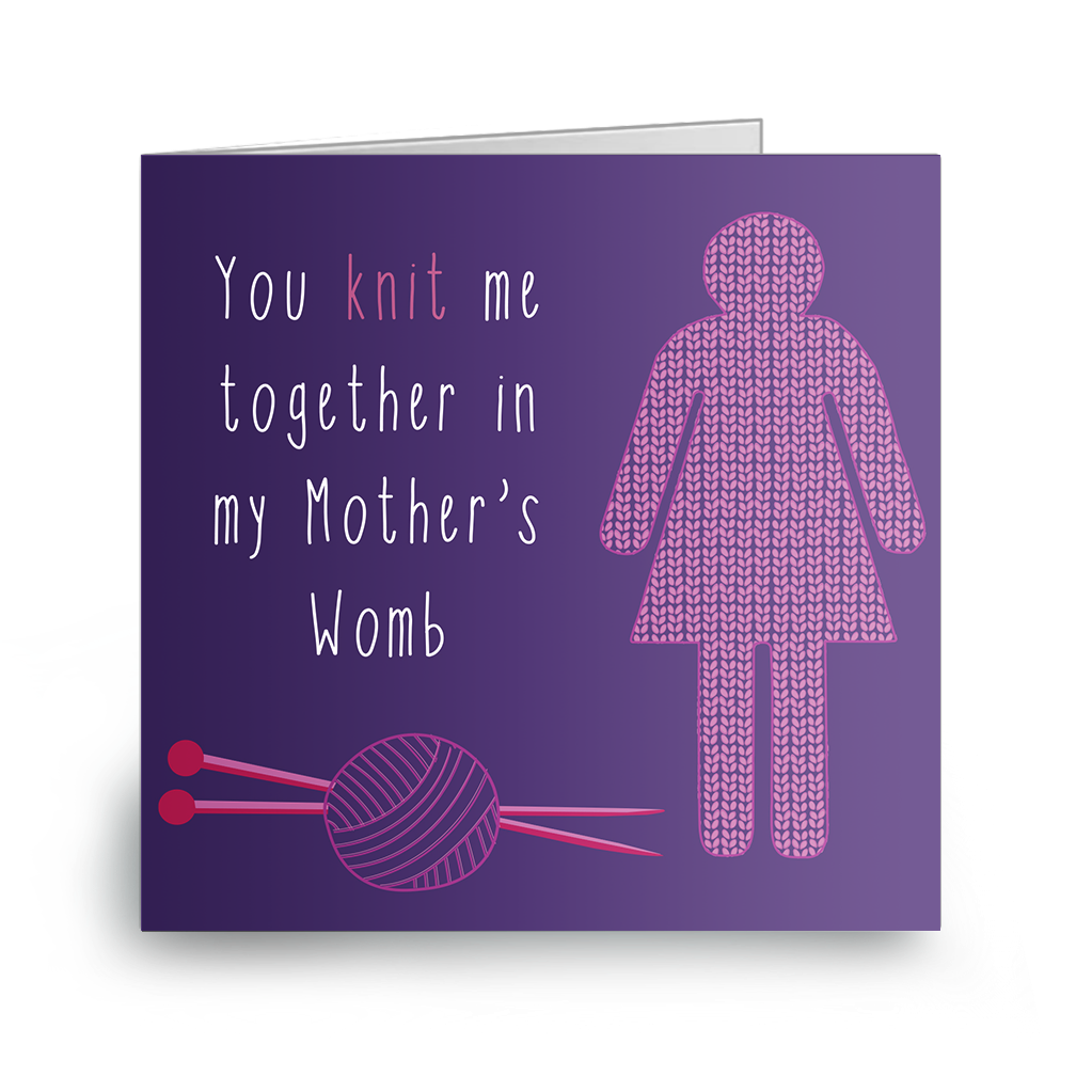 Knit together in mother's womb Psalm 139:13 Manna Card