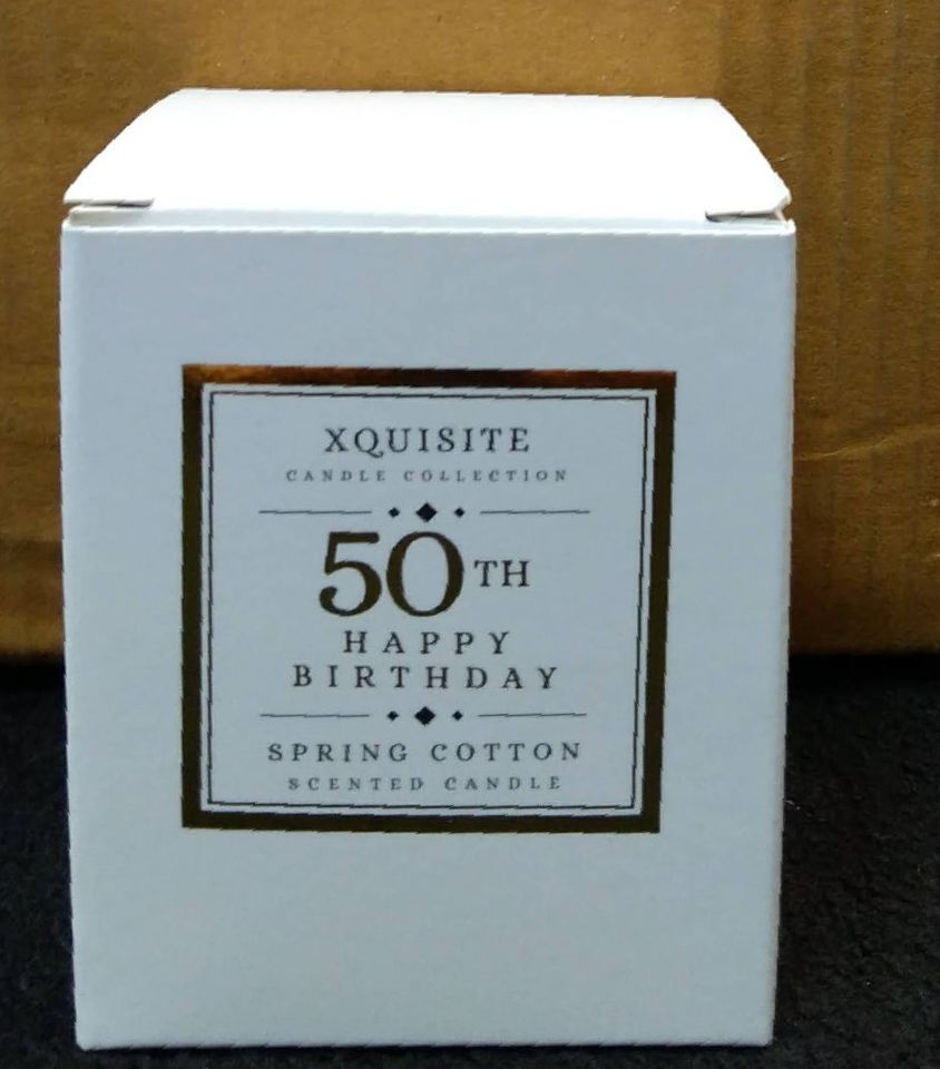 50th Birthday Candle