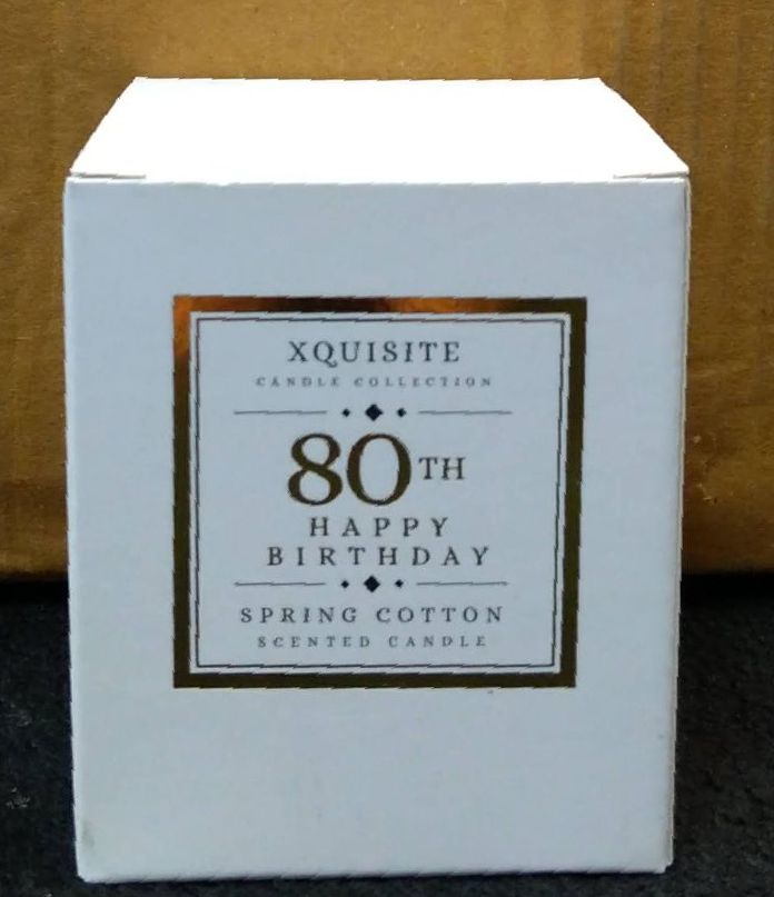 80th Birthday Candle