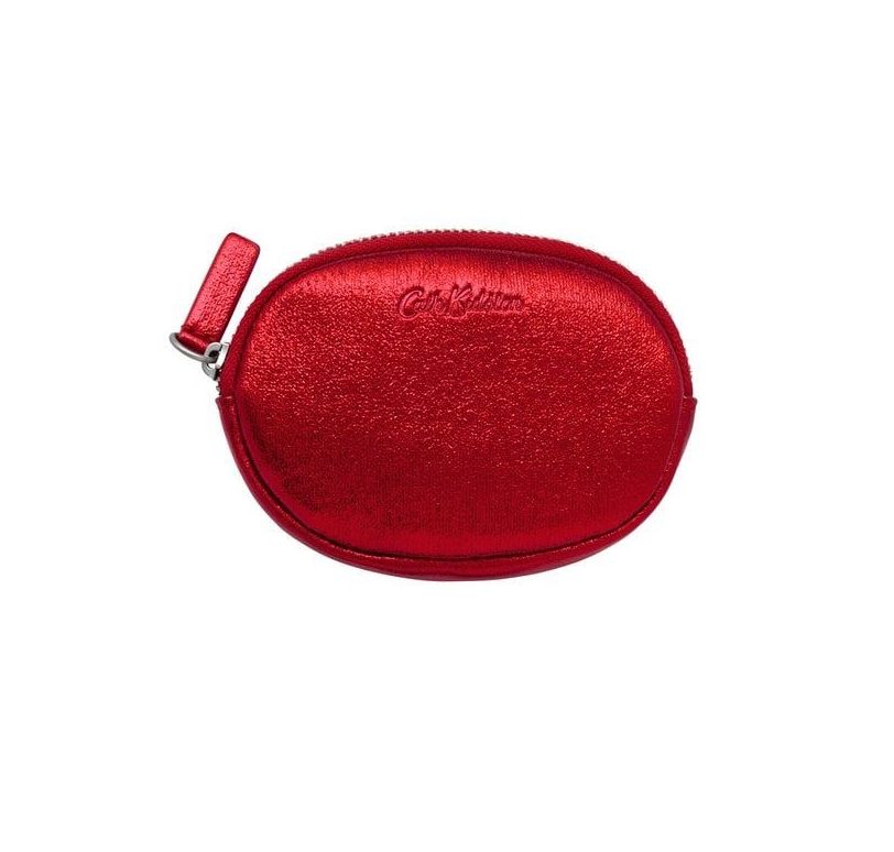 Oval Coin Purse- Red 