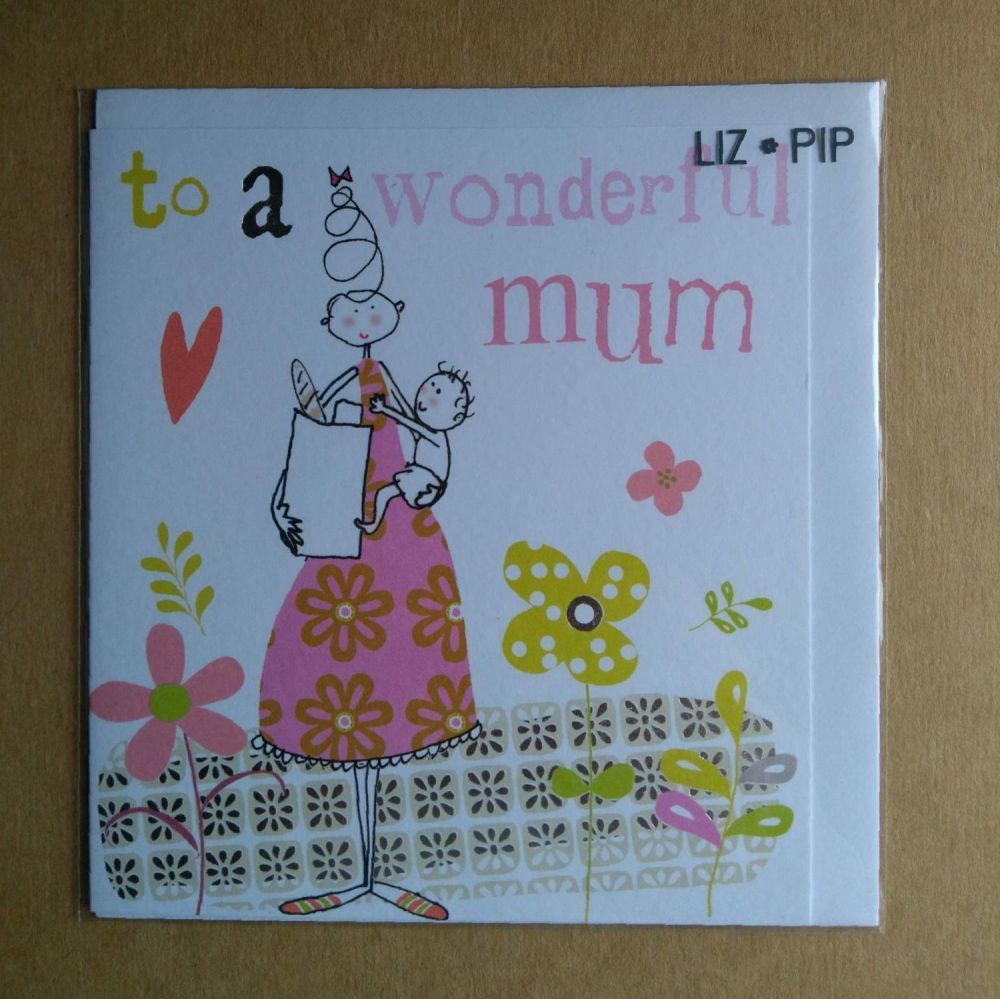 Wonderful Mum Card