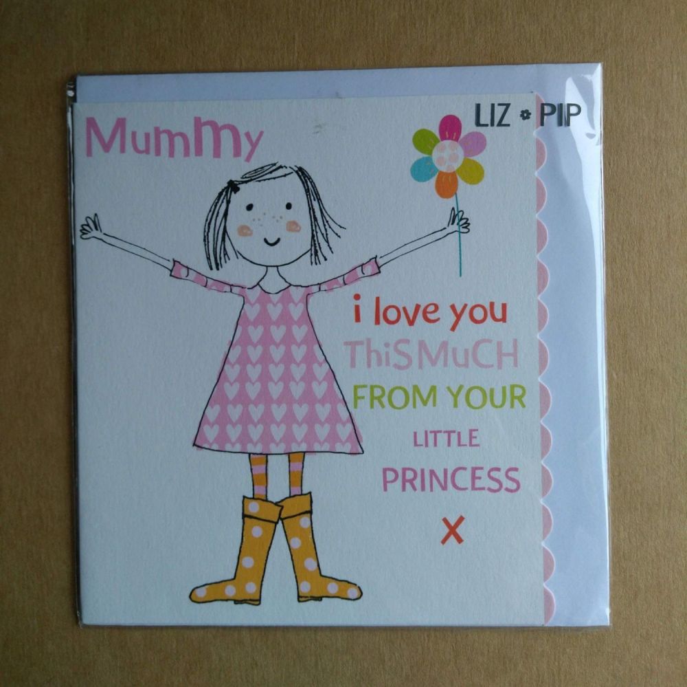 Mummy I love you this much Card