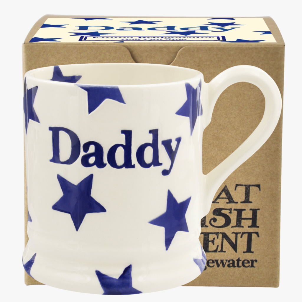 Blue Star 'Daddy' 1/2 Pint Mug Boxed