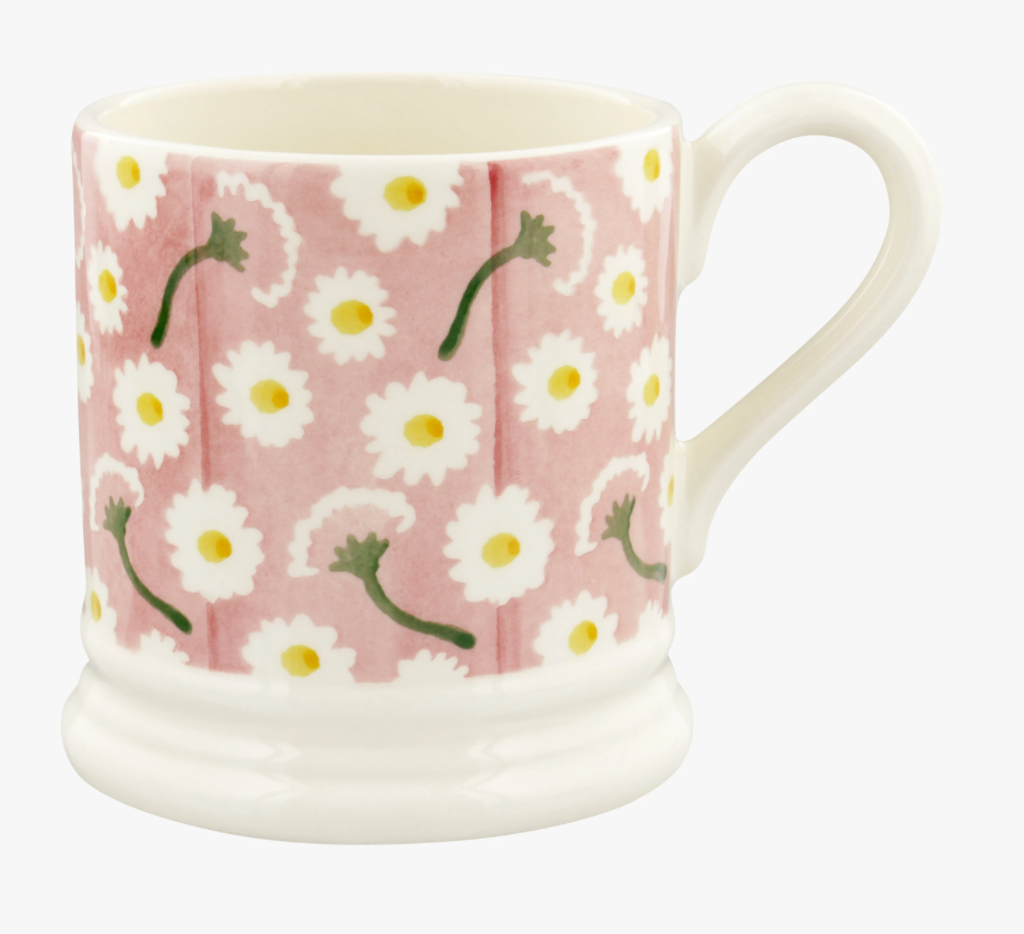 Pink Daisy 1/2 Pint Mug
