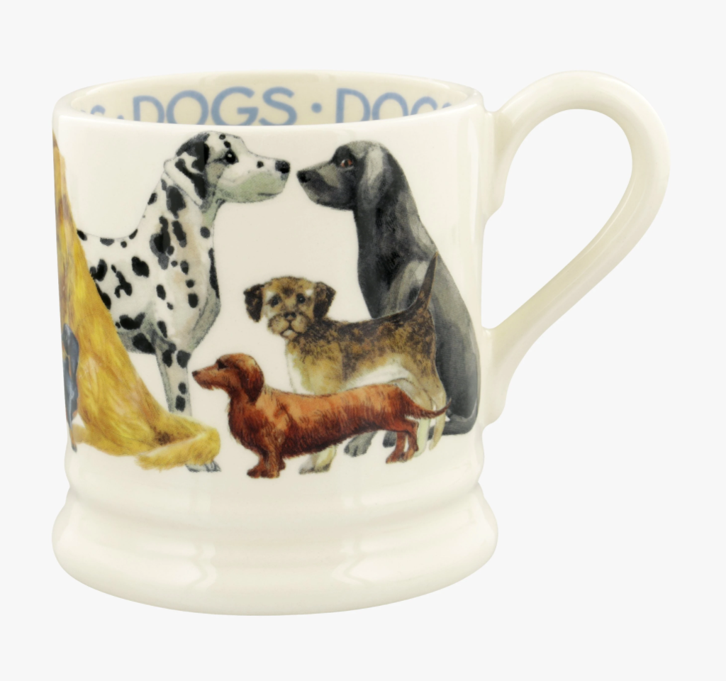 Dogs All Over 1/2 Pint Mug