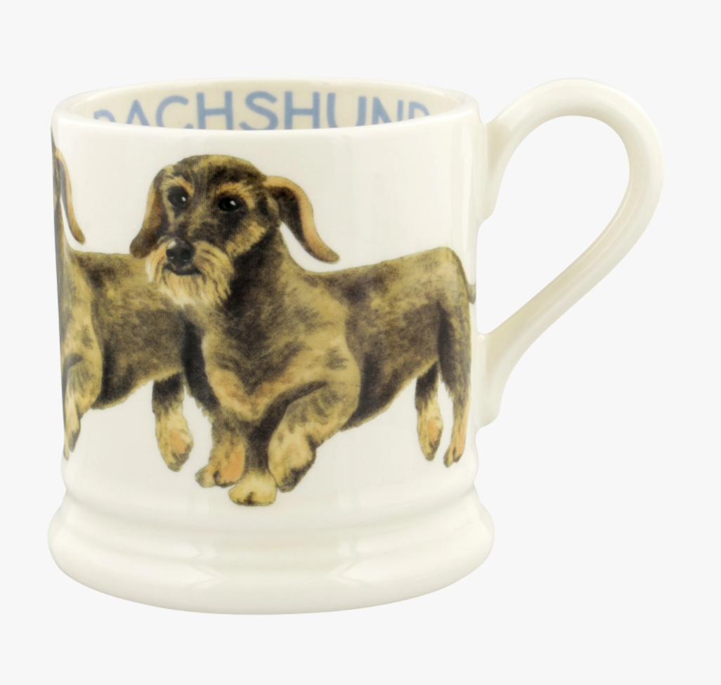 Dogs Wire Haired Dachshund 1/2 Pint Mug