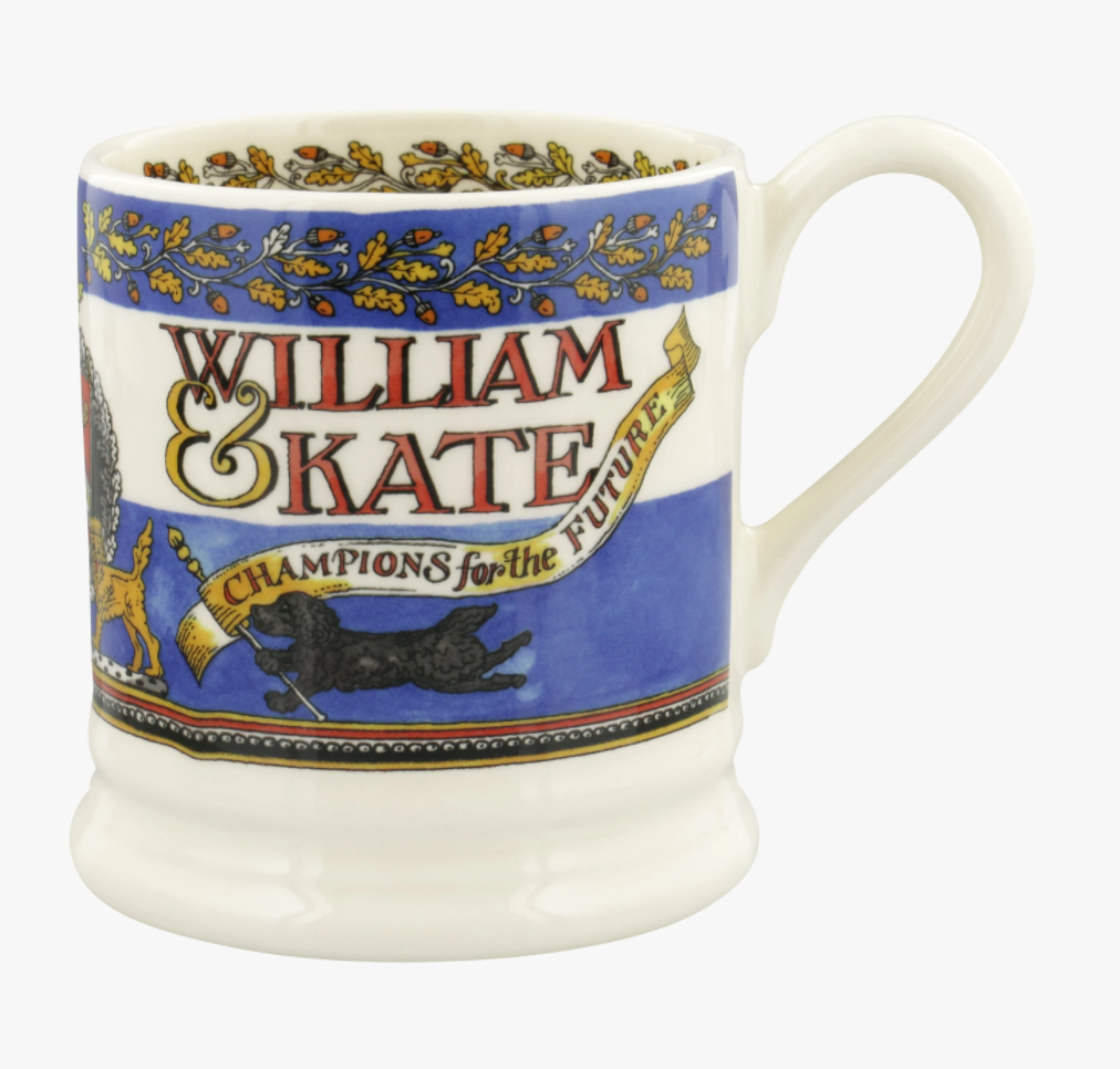 William & Kate 10th Anniversary 1/2 Pint Mug