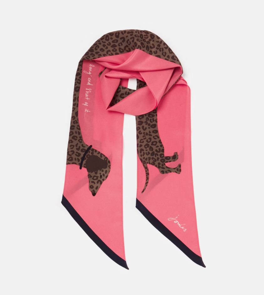 Jenny Slim Sausage Dog Neckerchief- Joules